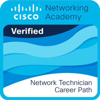 Network Technician Career Path badge