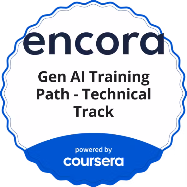 Gen AI Training Path - Technical Track badge